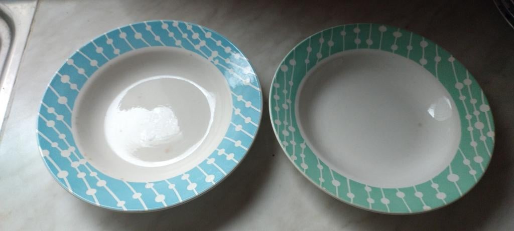 2 France soep borden Domremy, Ophalen