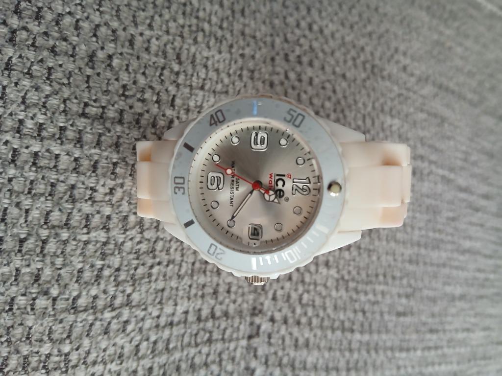 Ice Watch lady wit, Handtassen en Accessoires, Horloges | Dames, Overige merken, Kunststof, Polshorloge, Kunststof