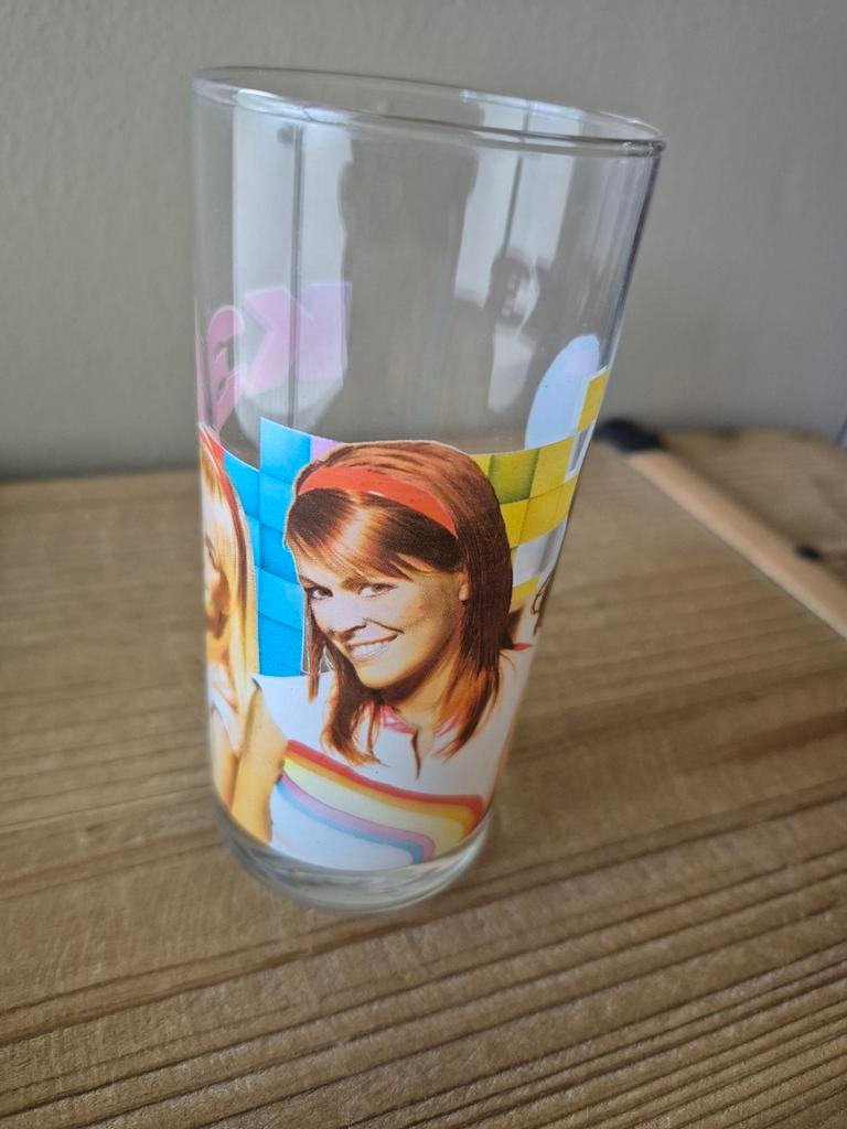 Nieuw vintage drinkglas van K3 met Josje, Verzamelen, Ophalen of Verzenden, Nieuw