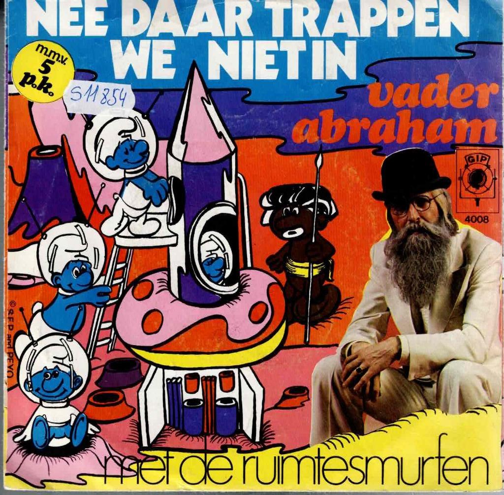 vinyl  7"   -   Vader Abraham Met De Ruimtesmurfen* m.m.v. ., Ophalen of Verzenden, Overige formaten