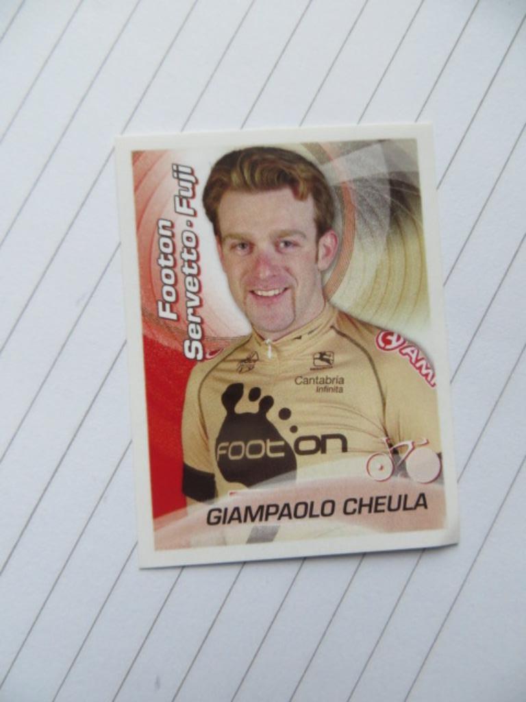 Sticker Sprint 2010: Giampaolo Cheula - Footon Servetto -126, Verzamelen, Ophalen of Verzenden, Nieuw, Sport
