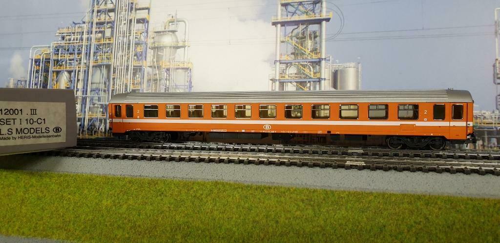 LS Models 12001.III 2de klas rijtuig I10-C1 NMBS/SNCB (#35), Gelijkstroom of Wisselstroom, Wagon, Ophalen of Verzenden, Zo goed als nieuw