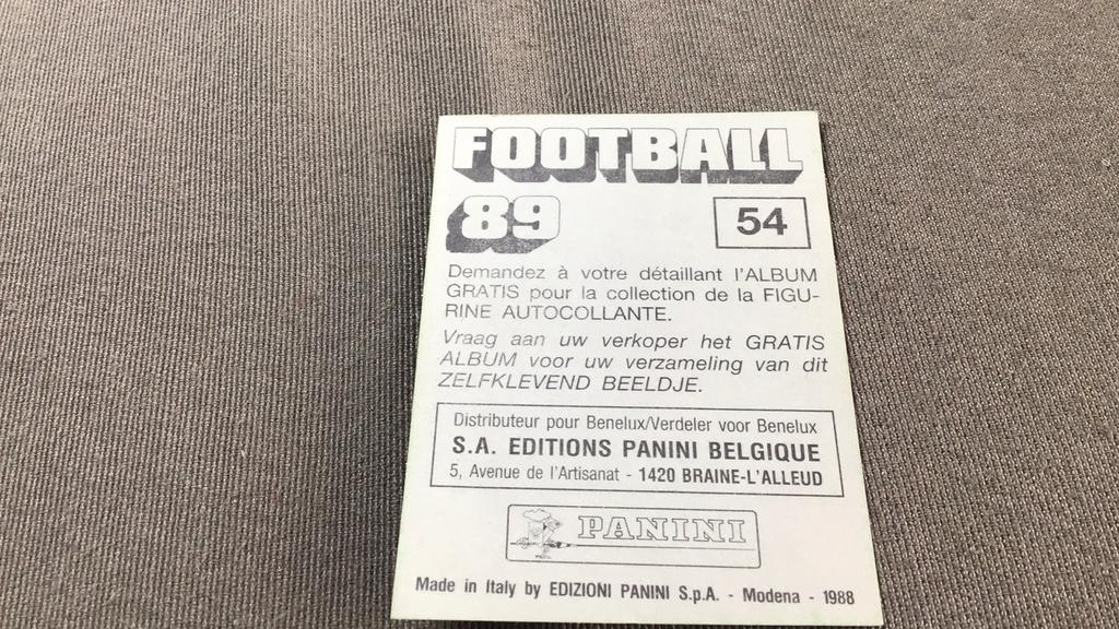Panini football 89(d5b), Verzamelen, Ophalen of Verzenden, Zo goed als nieuw, Poster, Plaatje of Sticker