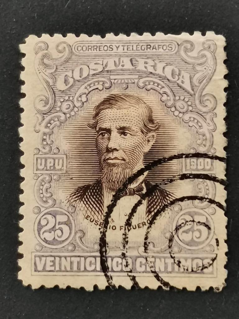 Costa Rica 1903 - personnages célèbres, Enlèvement ou Envoi, Affranchi, Amérique centrale