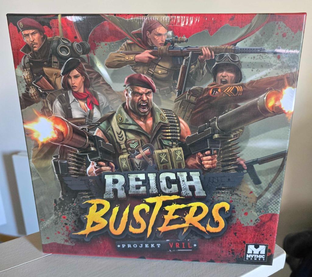 Reich Busters + Projekt X + Not of this Earth Kickstarter, Een of twee spelers, Ophalen of Verzenden, Nieuw, Mythic Games