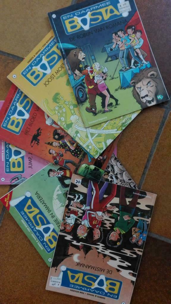 3) 6 strips voor de jeugd: basta (zeer mooie staat), Meerdere stripboeken, Ophalen of Verzenden, Gelezen