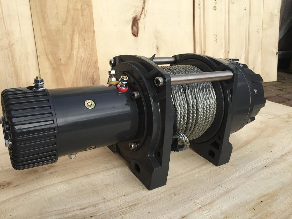 Hijslier 1200 kg 12/ 24 V 18mtr 8.1 mm kabel draadloos, Ophalen of Verzenden, Nieuw