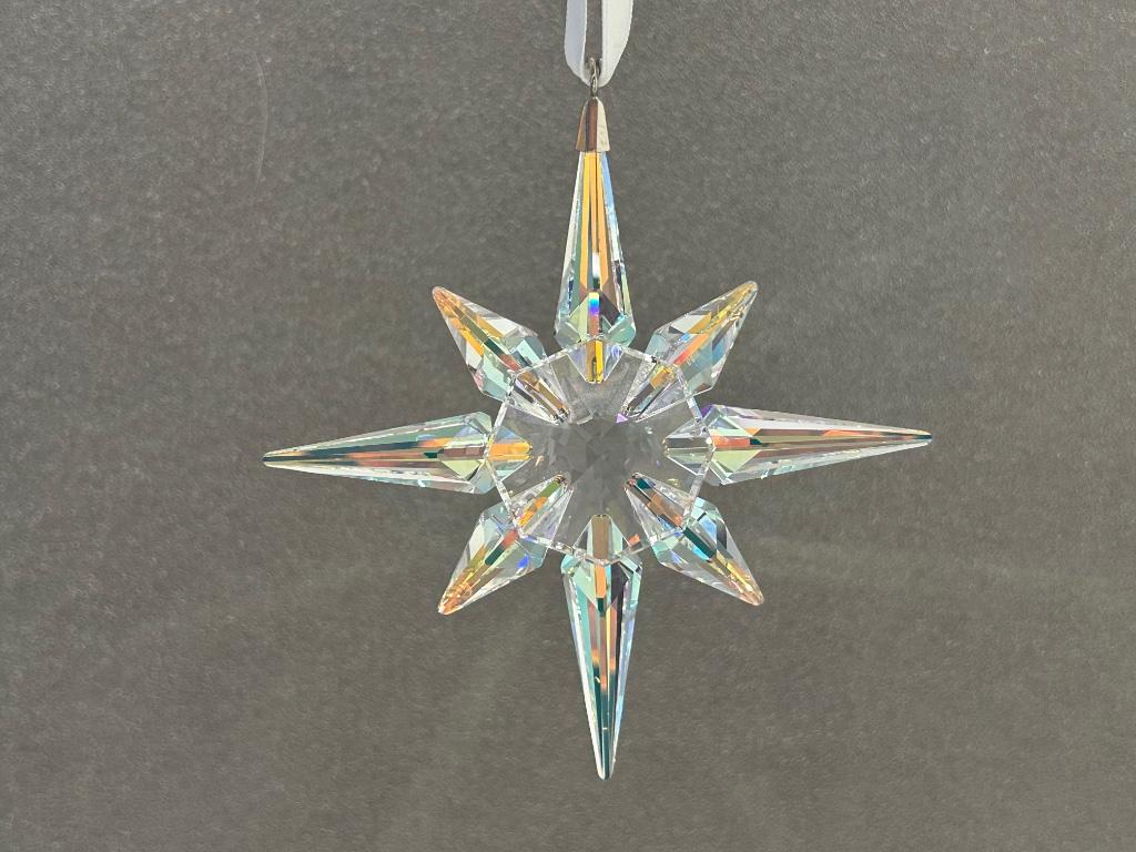 Swarovski Kerstster  Ornament groot Kristal AB, Enlèvement ou Envoi, Neuf, Figurine