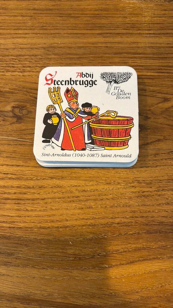Bierviltjes abdij Steenbrugge, Ophalen of Verzenden, Zo goed als nieuw