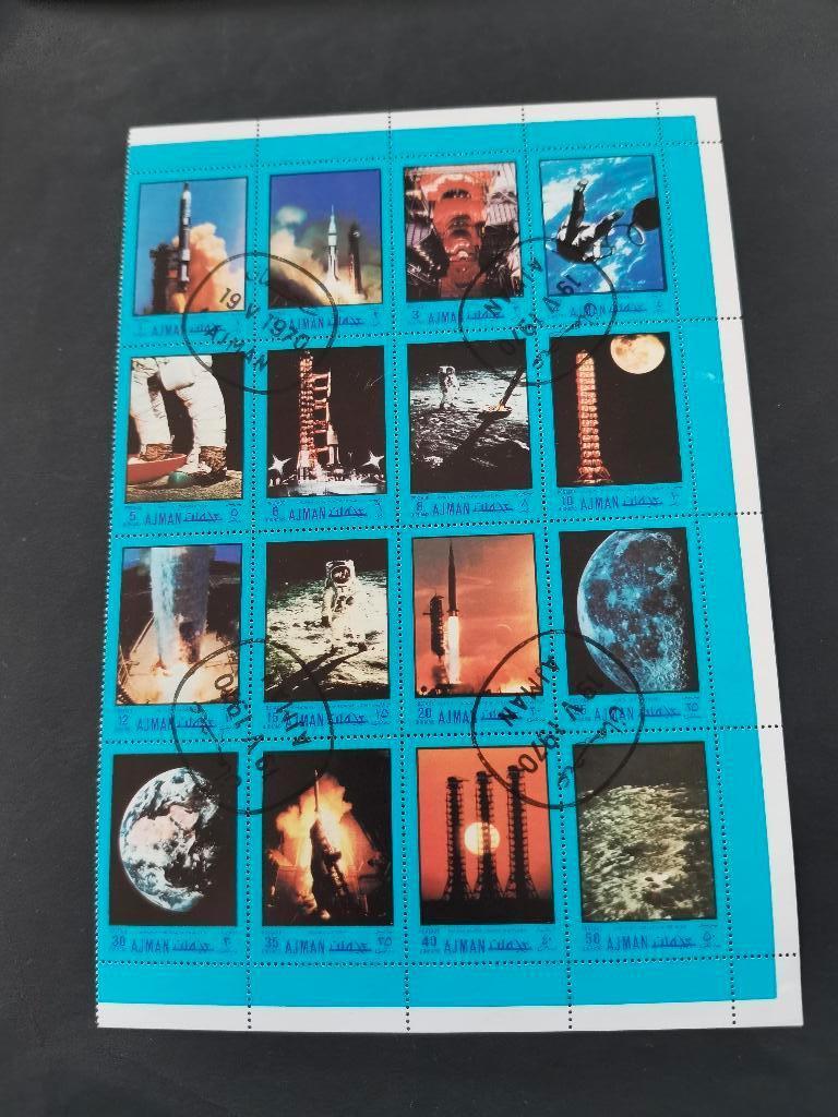 Ajman 1970 - voyage dans l'espace, Apollo et Gemini, Timbres & Monnaies, Enlèvement ou Envoi, Affranchi, Moyen-Orient