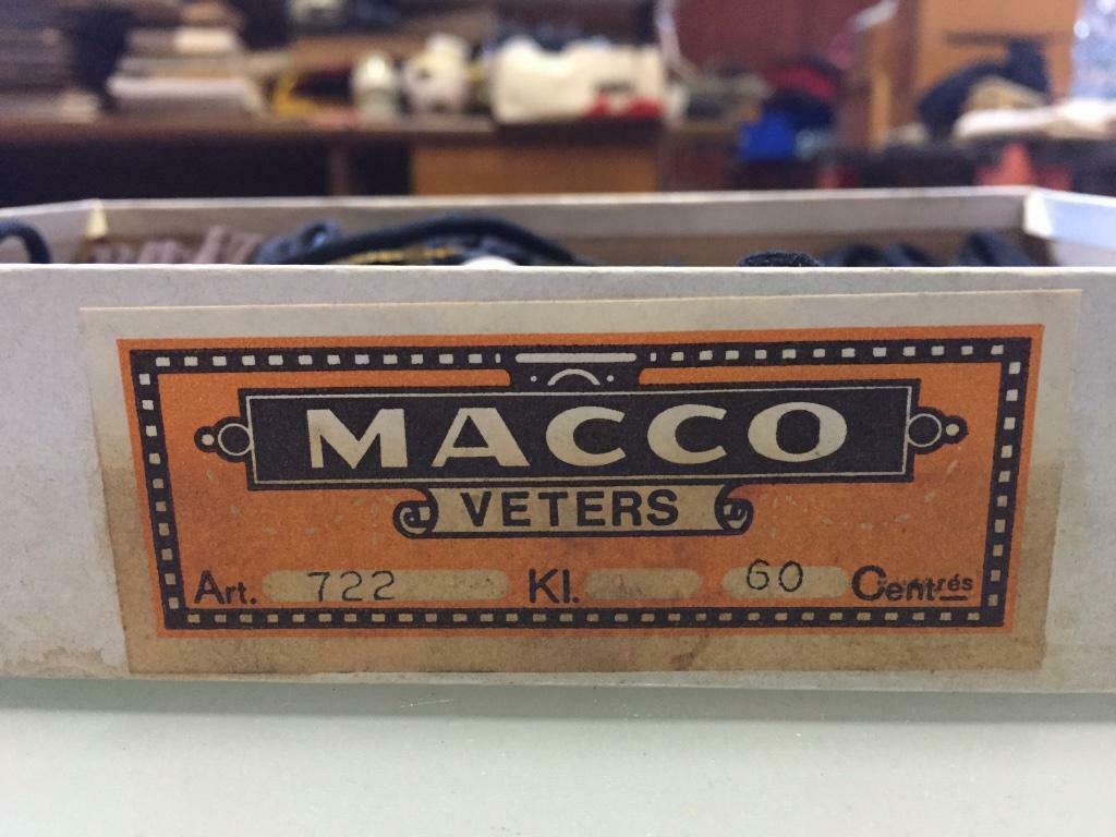Vintage box veters 60 cm L , merk MACCO, Ophalen of Verzenden