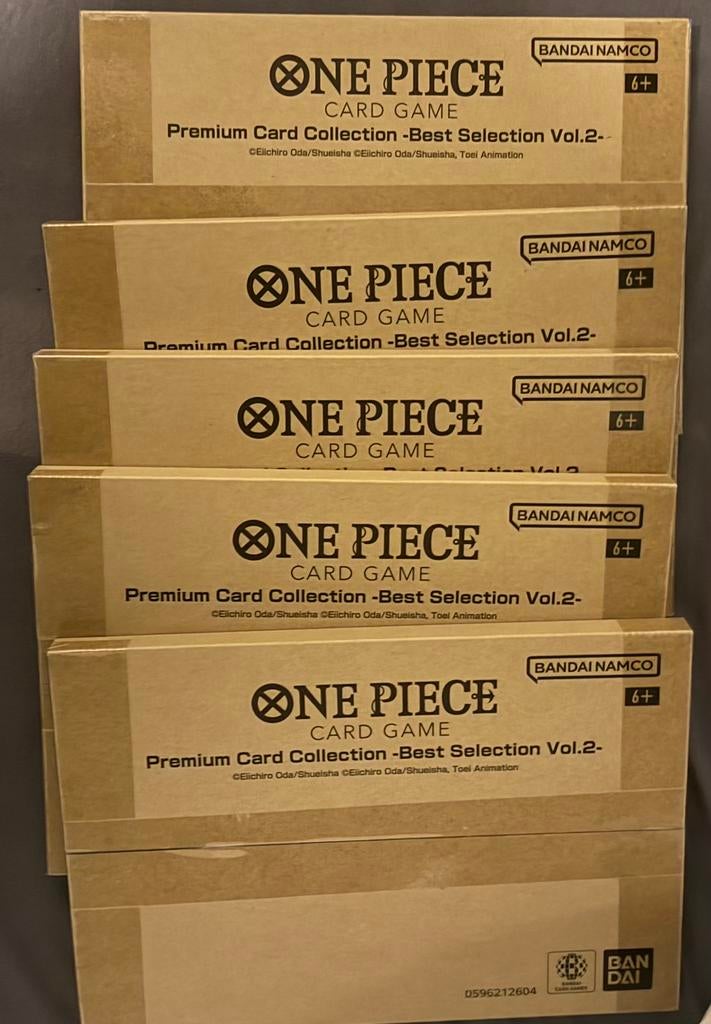 15 x One piece Premium Card Collection  Best Selection Vol 2, Ophalen, Nieuw, Overige typen, Foil