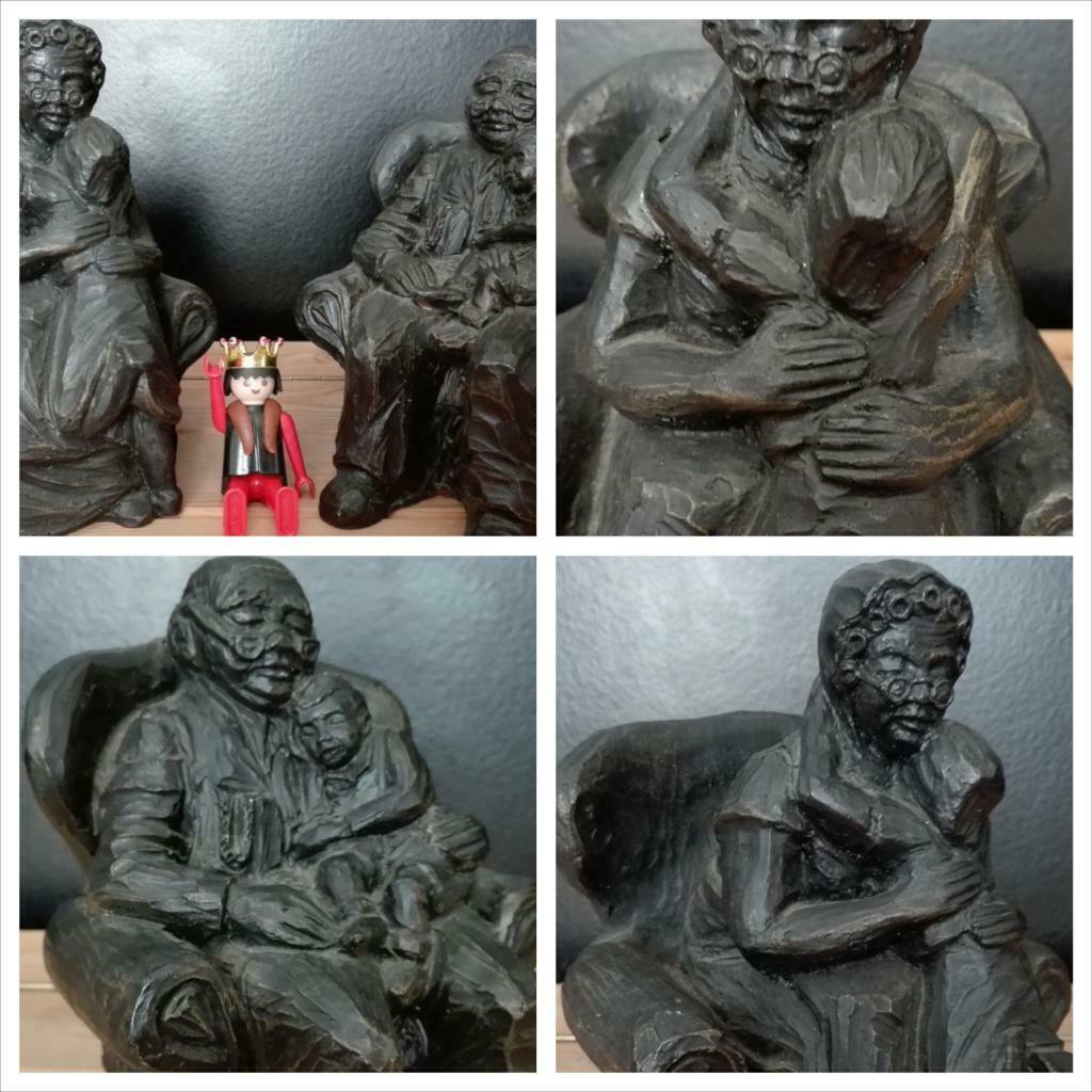 nr48) Hopelijk hebben die grootouders hun vaccin al gehad..., Antiek en Kunst, Ophalen of Verzenden