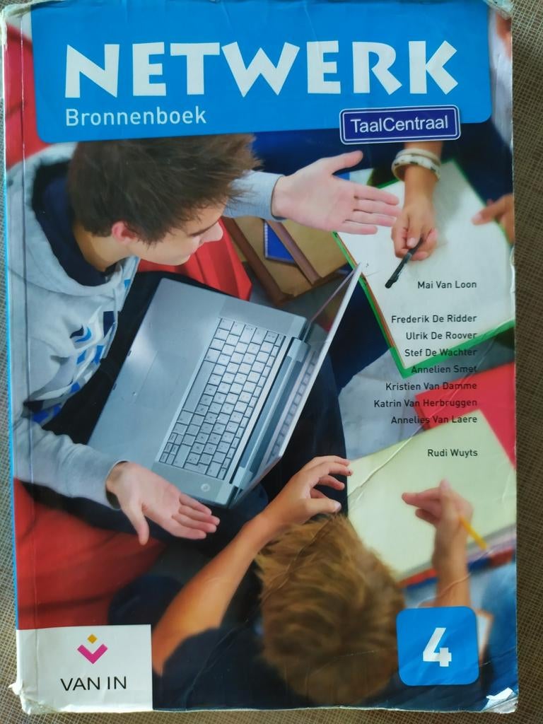 Netwerk TaalCentraal 4 Bronnenboek, Boeken, Gelezen, ASO, Ophalen of Verzenden, Van In