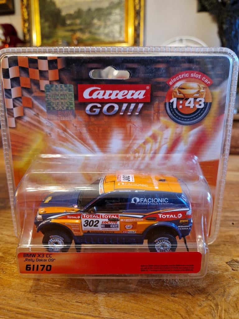 1/43 Carrera go BMW X3 CC Rally Dakar 09, Enlèvement ou Envoi