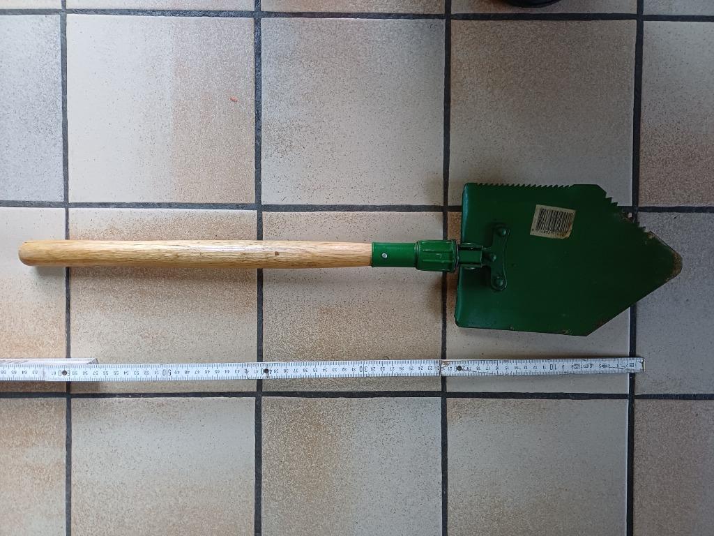 Plooibare schop, Ophalen, Zo goed als nieuw