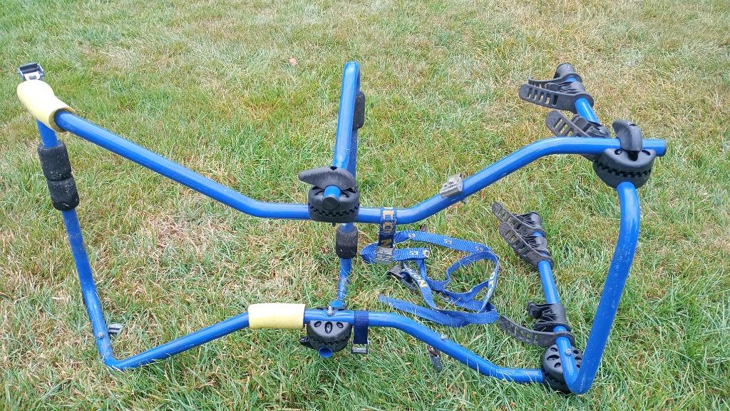 fietsdrager 5de klep norauto, Auto diversen, Fietsendragers, Ophalen, 3 fietsen of meer, Zo goed als nieuw, Achterklepdrager