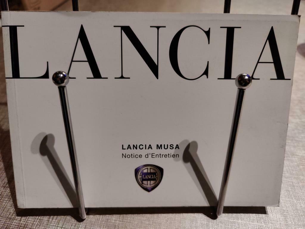 LANCIA MUSSA Notice d'entretien, Enlèvement ou Envoi