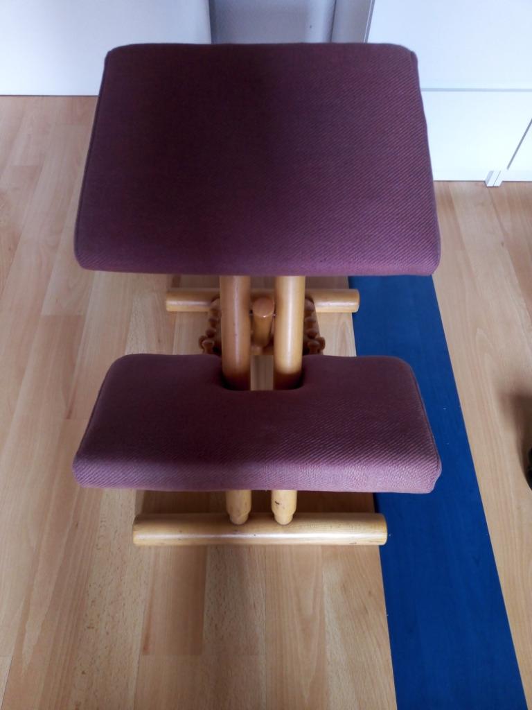stokke bureaustoel kniestoel varier multi balans, Huis en Inrichting, Ophalen, Gebruikt, Paars, Bureaustoel