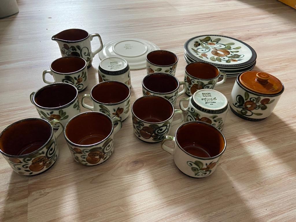 Boch servies, Ophalen