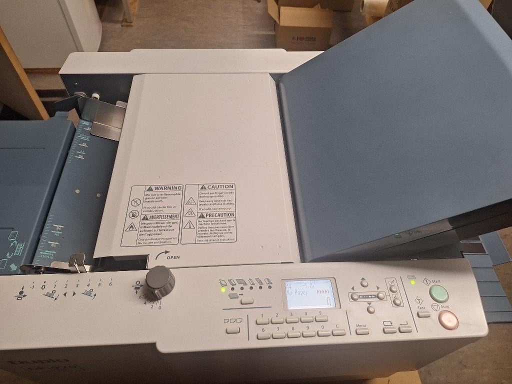 Duplo DF-970 vouwmachine, Ophalen, Gebruikt, Overige typen