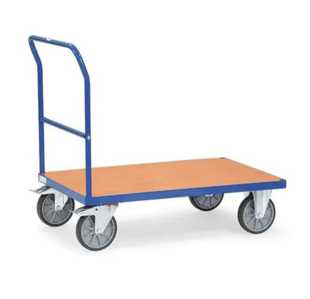 Plateaukar plateauwagen zeer stevig, Doe-het-zelf en Bouw, Transportwagens, Ophalen of Verzenden, Gebruikt