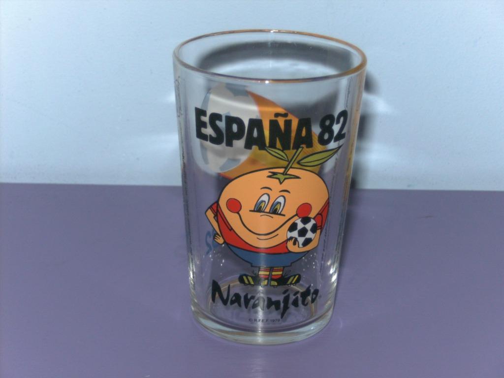 Voetbal glas: espana 82., Ophalen of Verzenden, Gebruikt, Overige typen