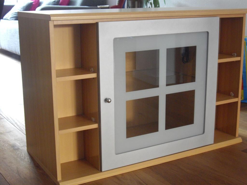 TV meubel, Huis en Inrichting, Kasten |Televisiemeubels, Zo goed als nieuw, Minder dan 100 cm, 50 tot 100 cm, 25 tot 50 cm, Overige houtsoorten