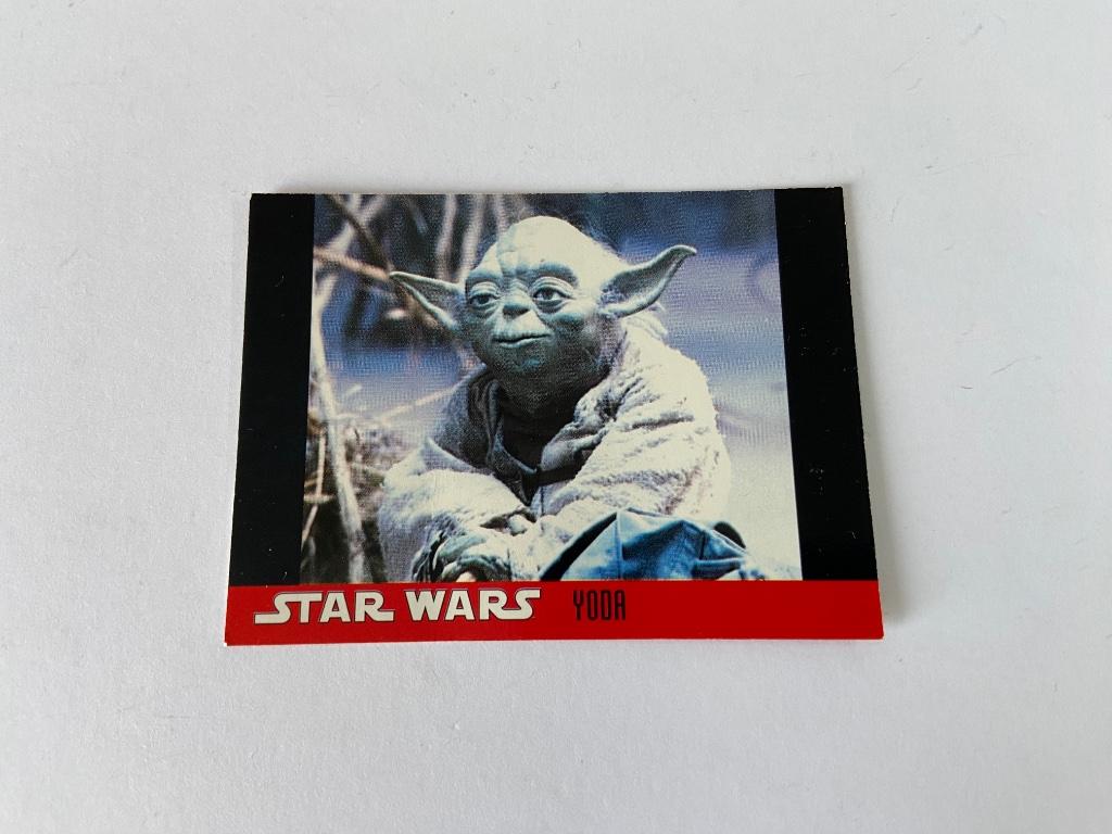 Star Wars Topps Yoda trading card - promo card 3 of 10, Ophalen of Verzenden, Nieuw, Overige typen