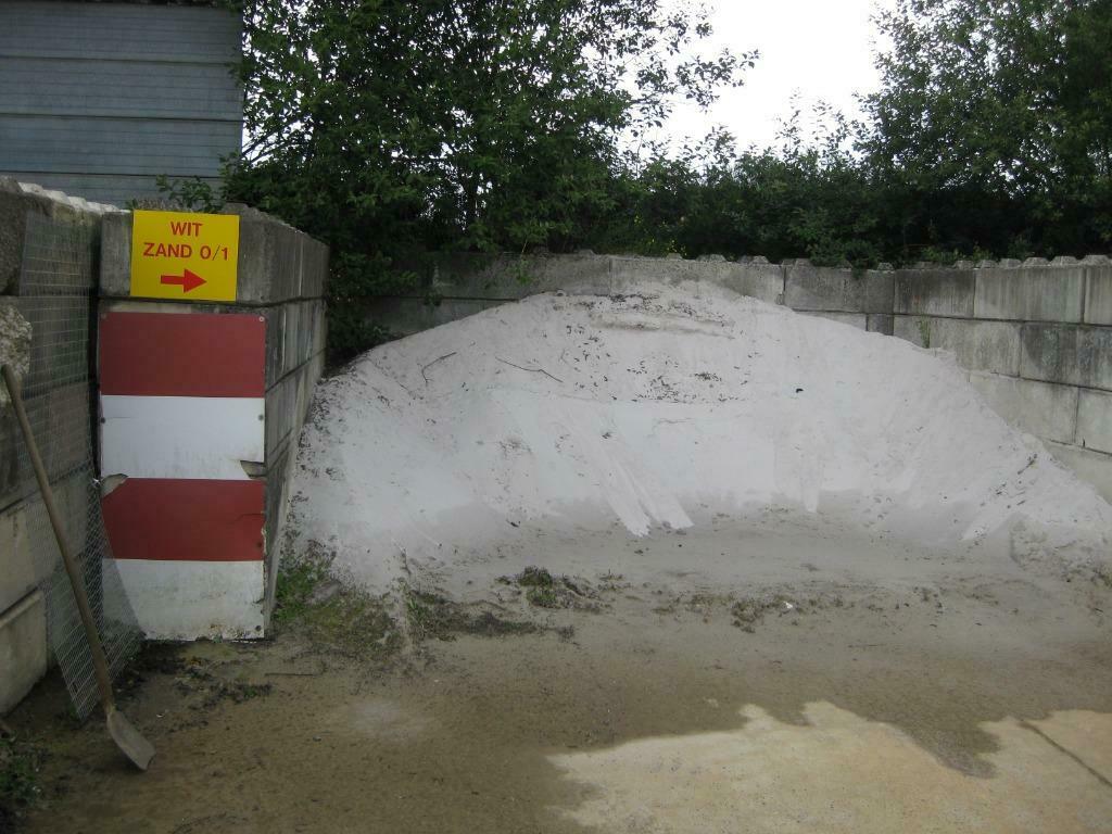 Wit zand 0/1, Tuin en Terras, Overige materialen, Wit, Overige typen, Nieuw