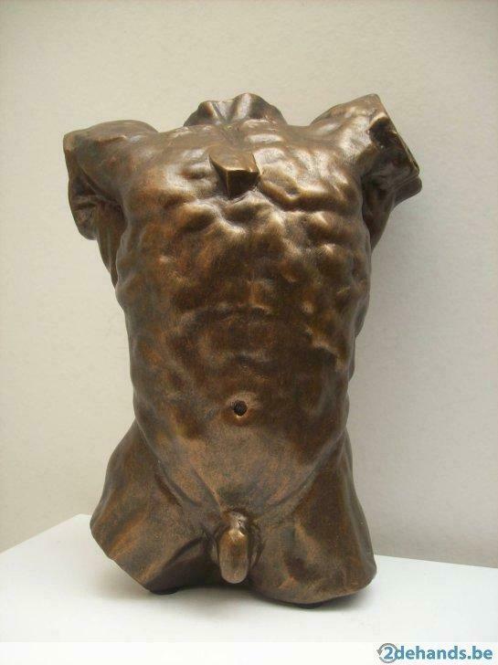 "Torso" in kunsthars naar Auguste Rodin., Ophalen