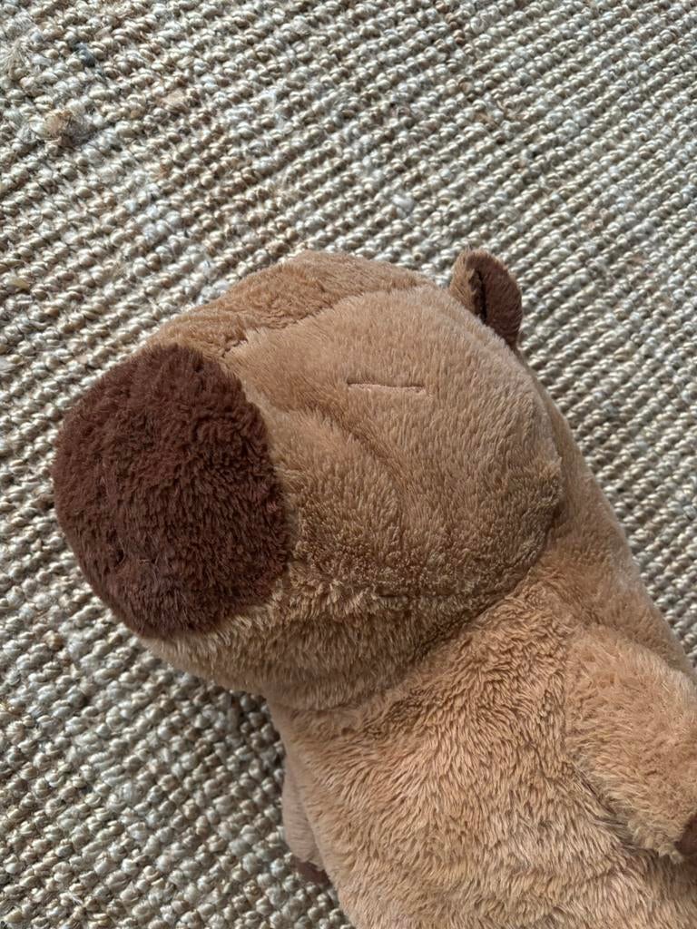 Capibara knuffel kussen extra lang 90 cm, Enlèvement ou Envoi, Comme neuf