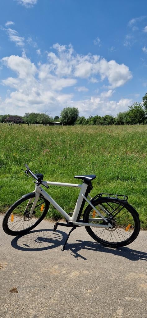 Cowboy 4 fiets, zand kleur, Fietsen en Brommers, Ophalen, Gebruikt, 50 km per accu of meer, Cowboy