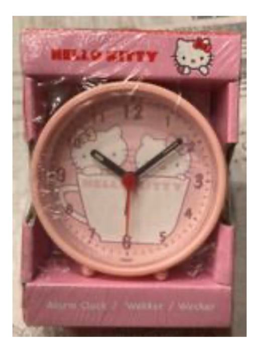Nouveau réveil Hello Kitty rose clair., Enfants & Bébés, Enlèvement ou Envoi, Neuf