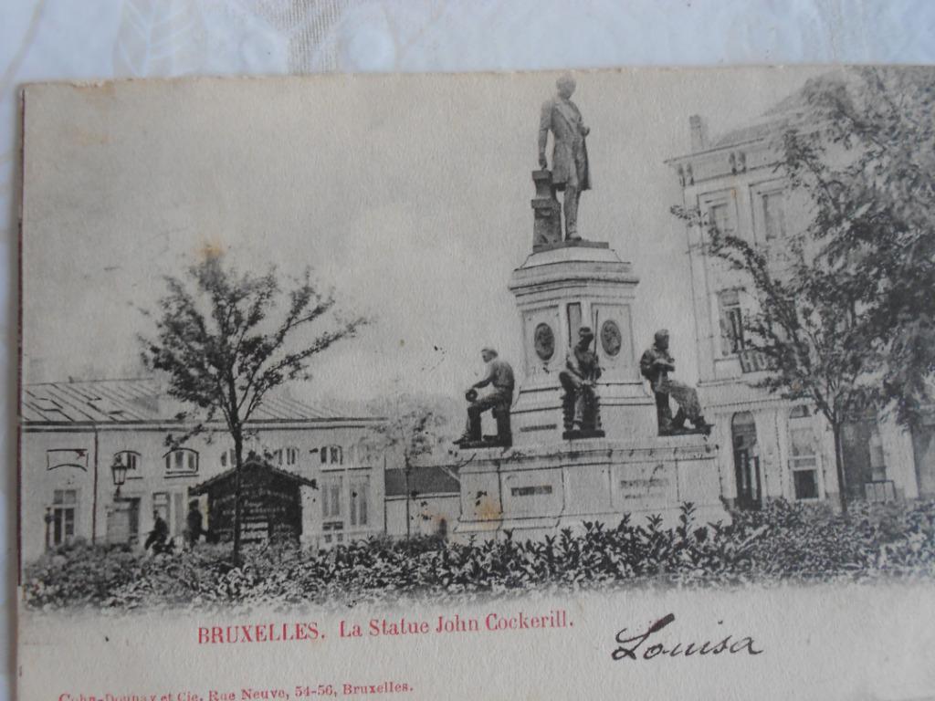 10 ansichtkaarten – standbeelden in Brussel, Ophalen of Verzenden, Voor 1920, Gelopen, Brussel (Gewest)