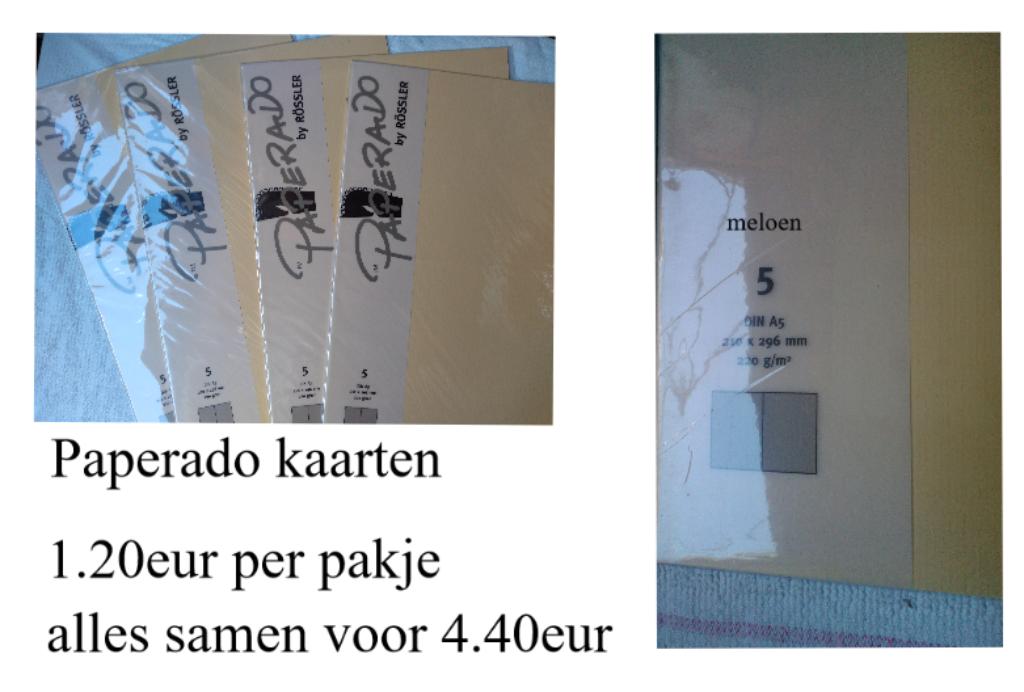 kaarten karton papier omslagen meloen zacht oranje, Ophalen of Verzenden, Nieuw