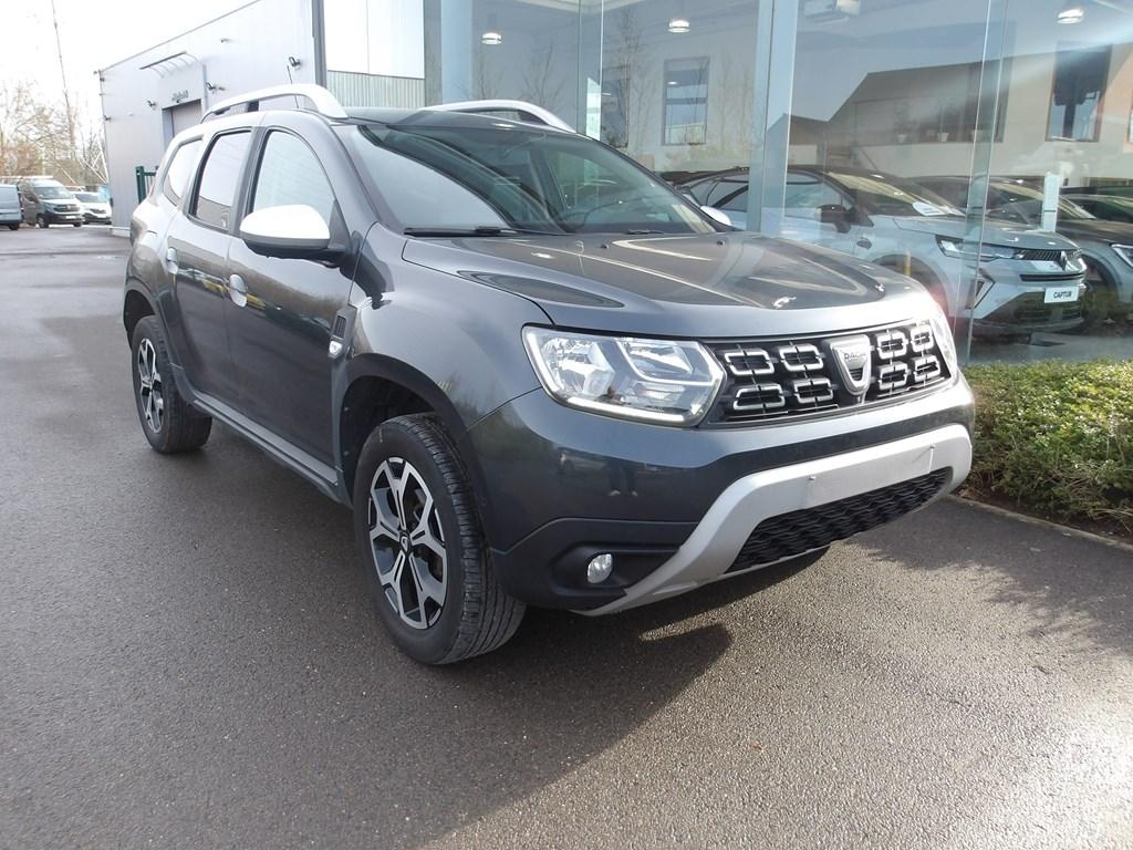 Dacia Duster TCe Prestige, Navigatiesysteem, Duster, Blauw, 130 pk