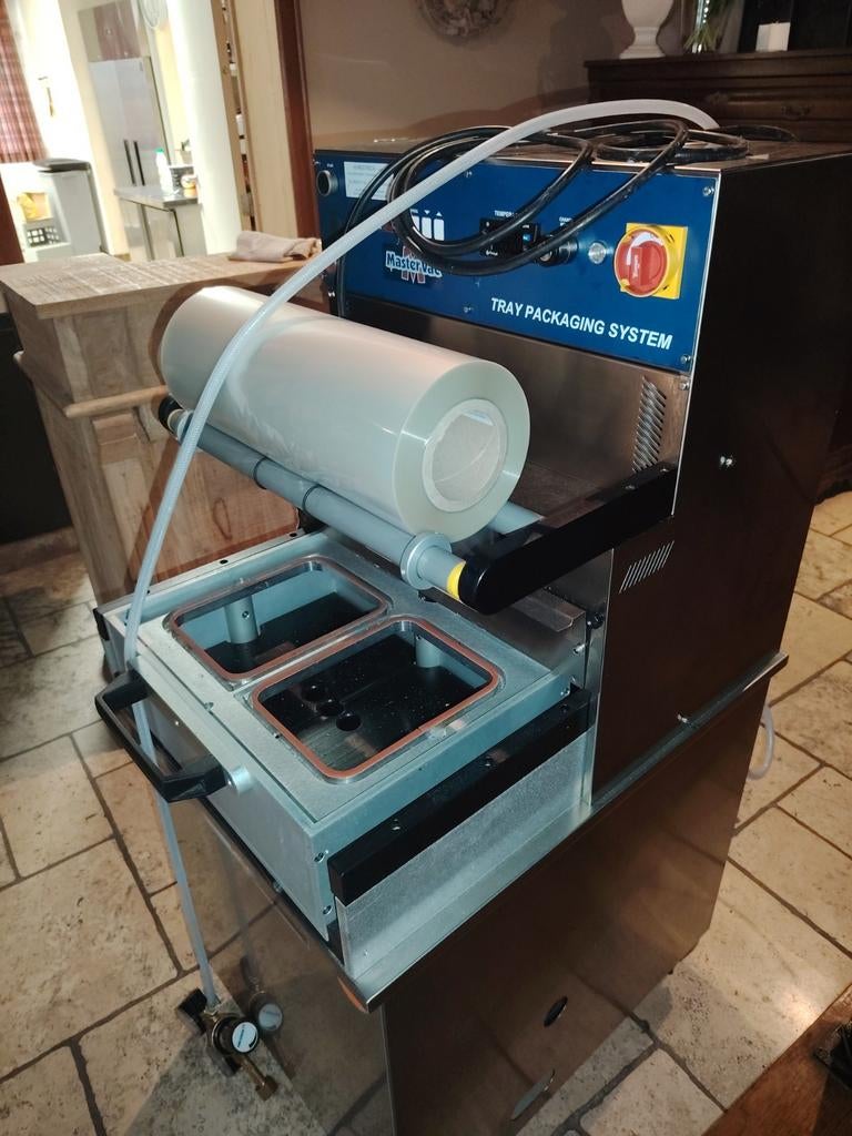 Vacuum machine met gas, Ophalen