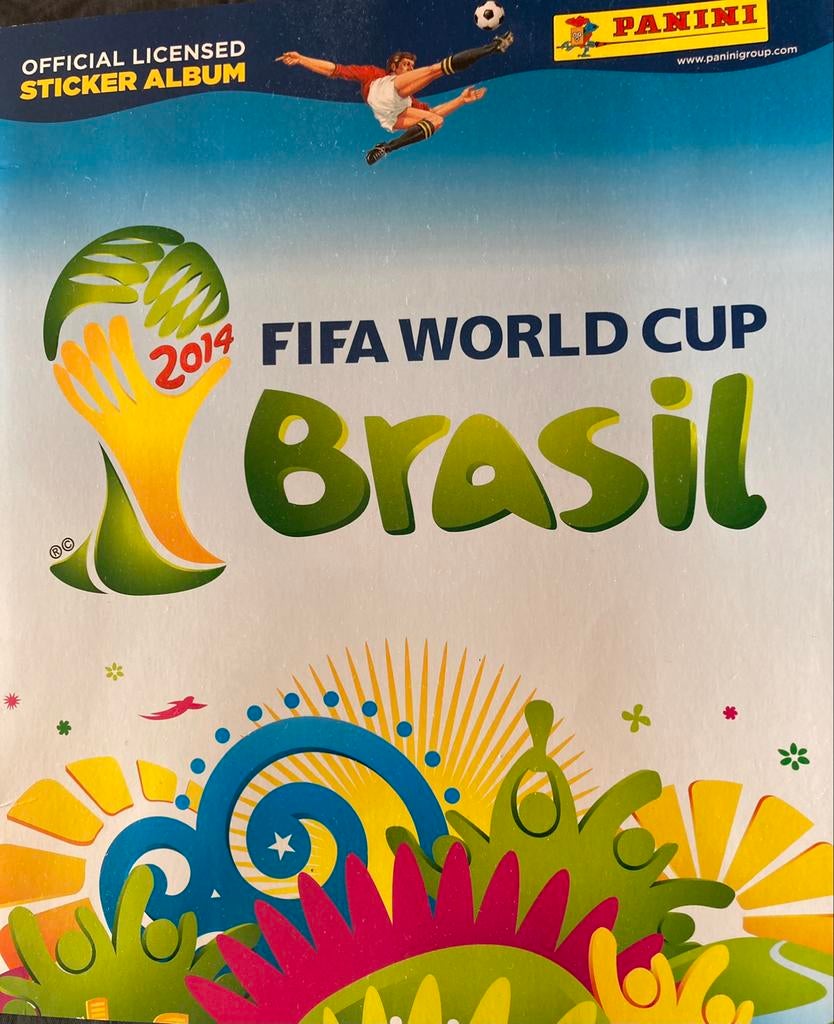 PANINI OFFICIAL STICKER ALBUM FIFA WORLD CUP BRASIL 2014, Ophalen, Zo goed als nieuw, Sport