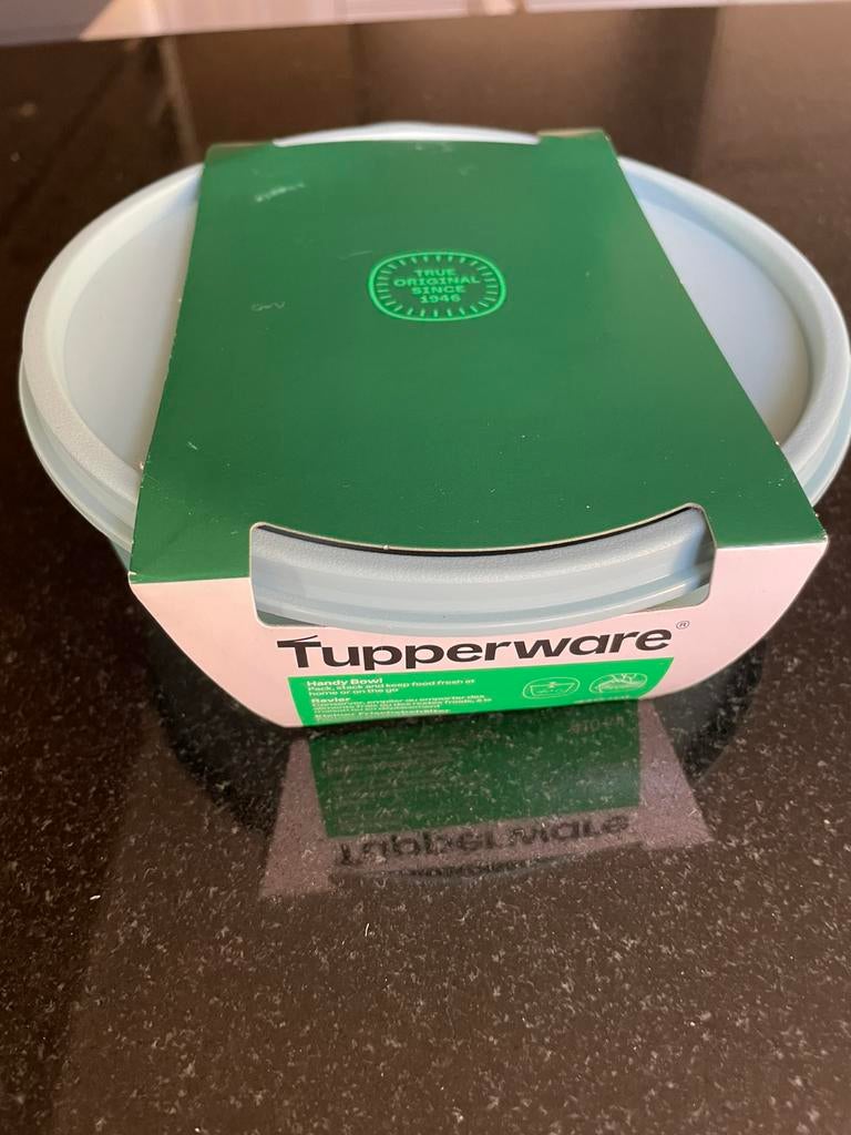 Bol de rangement en tupperware, Maison & Meubles, Cuisine| Tupperware, Neuf, Boîte, Bleu, Enlèvement ou Envoi