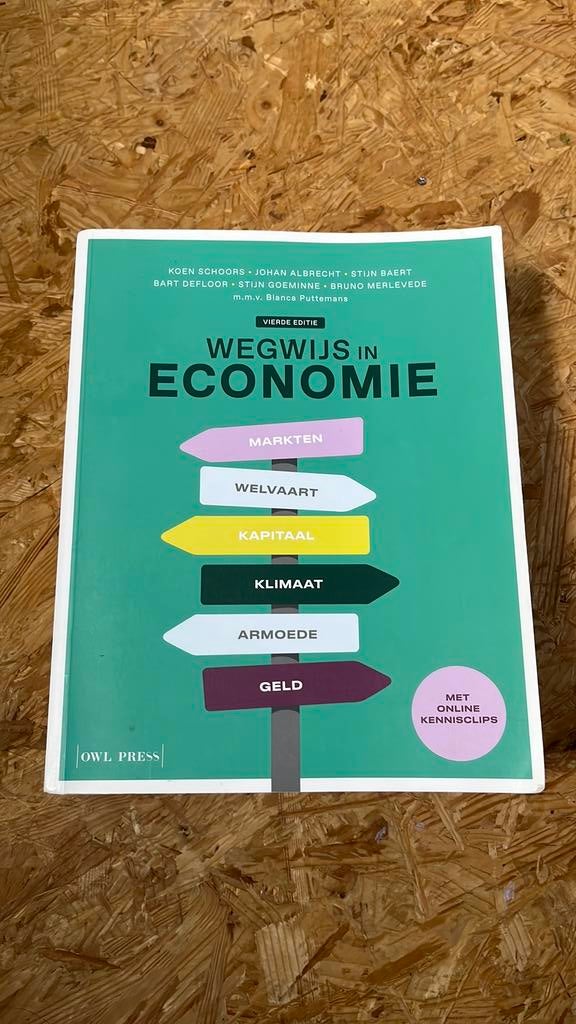 Bruno Merlevede - Wegwijs in economie, Ophalen of Verzenden, Bruno Merlevede; Bart Defloor; Koen Schoors; Stijn Goeminne; ...