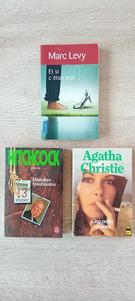 Zakboeken: Hitchcock, Marc Levy, Agatha Christie, Boeken, Ophalen of Verzenden, Zo goed als nieuw, Marc Levy