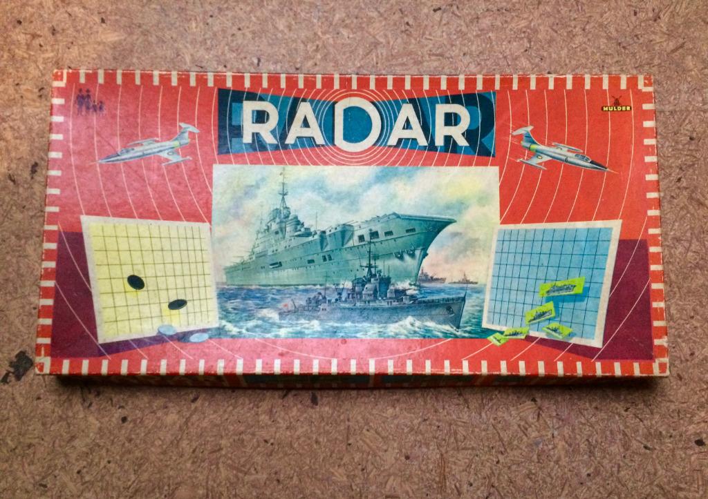 Vintage RADAR zeegevechtsspel, Een of twee spelers, Ophalen of Verzenden, Gebruikt, Autre