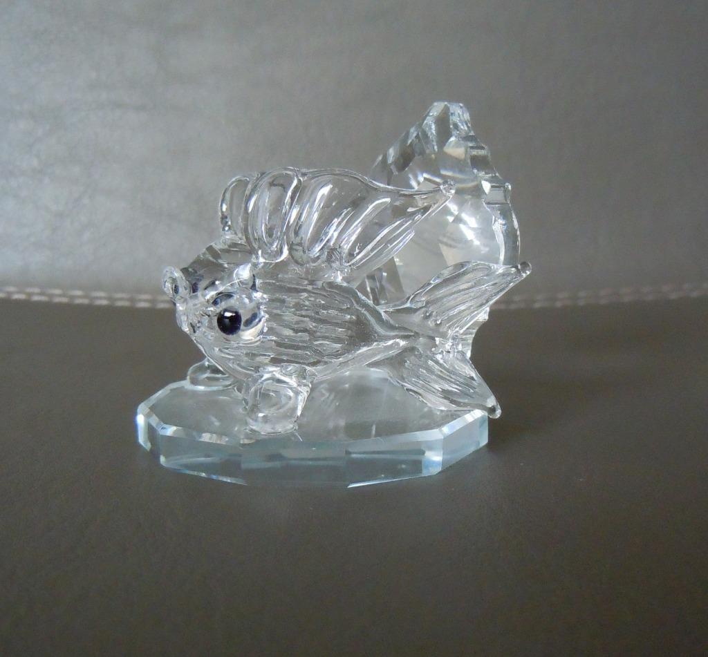 Kristallen Beeldje van 2 Visjes., Verzamelen, Ophalen, Zo goed als nieuw, Dier
