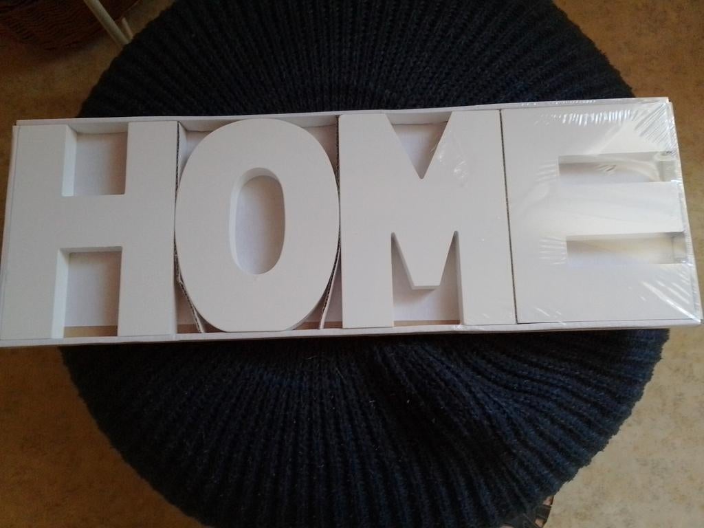 Lettres de décoration en bois pour la maison blanches, Enlèvement
