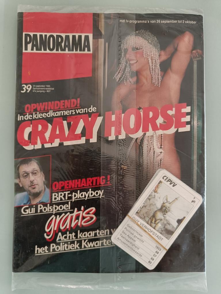 Magazine Panorama 1985 Grazy Horse + quatuor politique., Collections, Revues, Journaux & Coupures, Journal ou Magazine, 1980 à nos jours