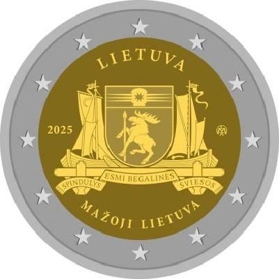 Litouwen 2025 - 2euro - Klein Litouwen - UNC, Ophalen of Verzenden
