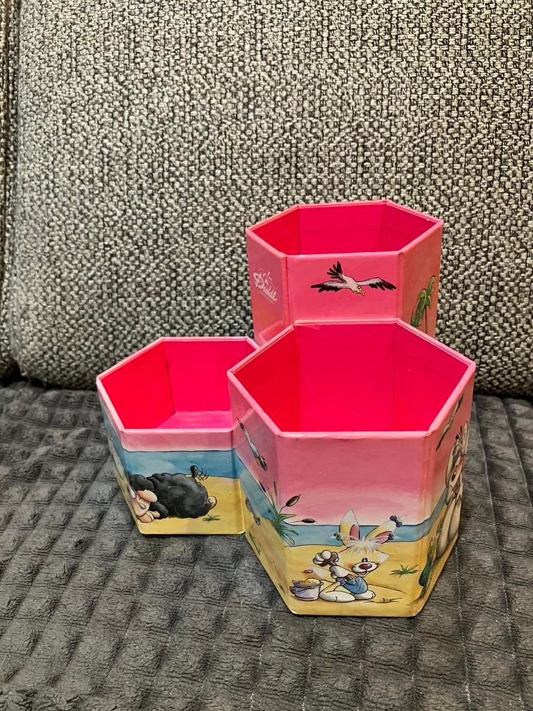Porte-stylos Diddl et ses amis en 3 parties, Collections, Diddl, Enlèvement ou Envoi, Diddl, Comme neuf
