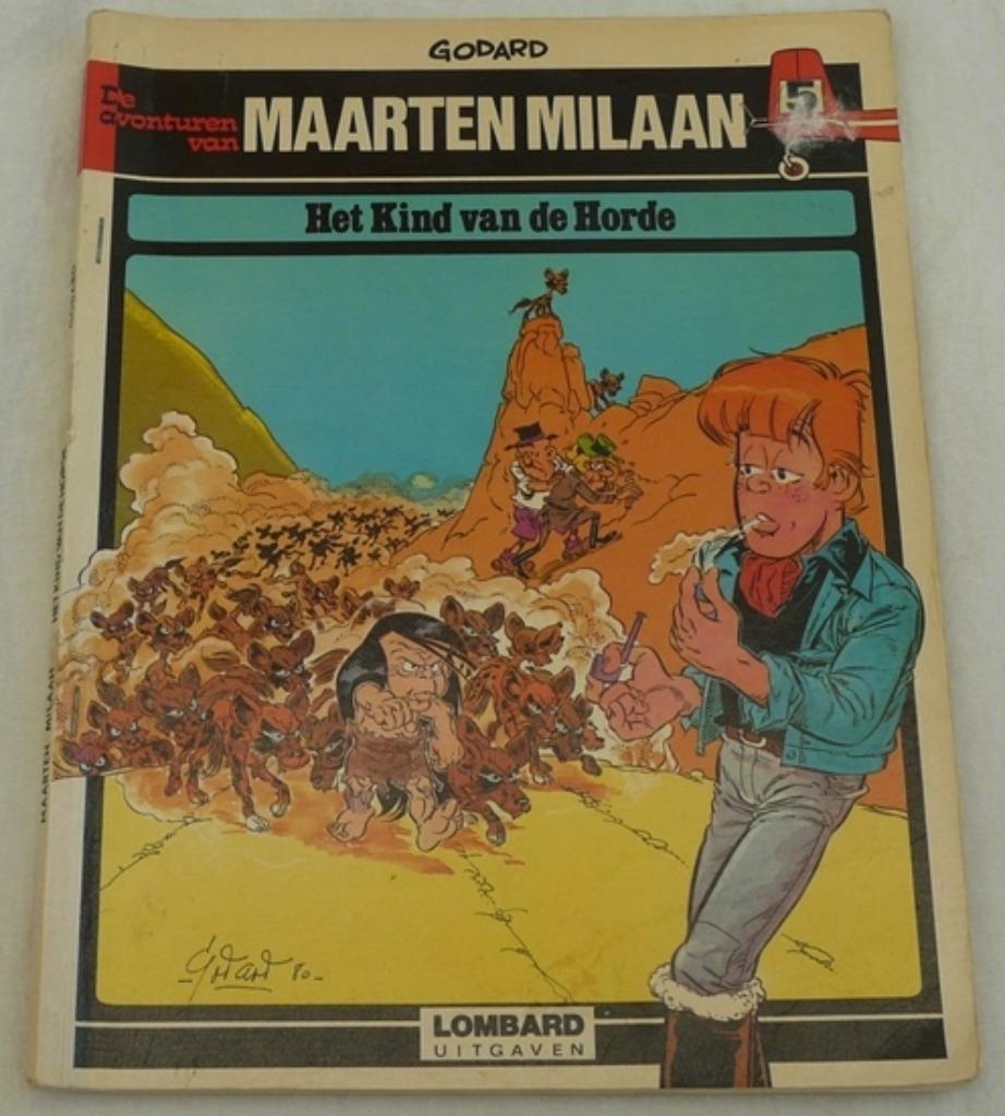 Strip Boek, Maarten Milaan, Het Kind v/d Horde, Nr.5, 1981., Boeken, Gelezen, Eén stripboek, Ophalen of Verzenden, LOMBARD