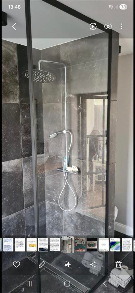 Douche wand., Huis en Inrichting, Badkamer | Complete badkamers, Nieuw, Ophalen